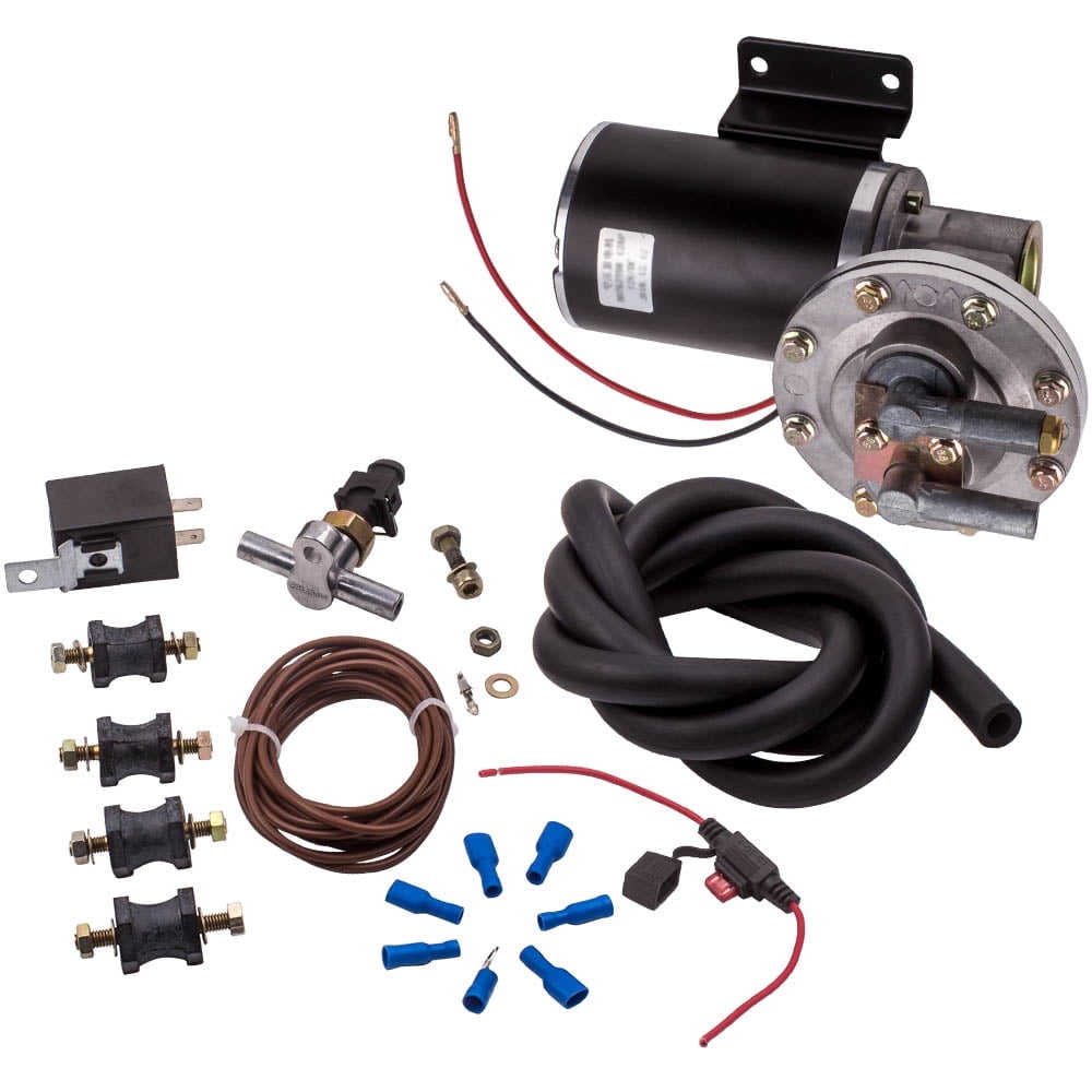 Maxpeedingrods Electrical Vacuum Pump Set for Brake Booster 12V 18" to 22" Universal