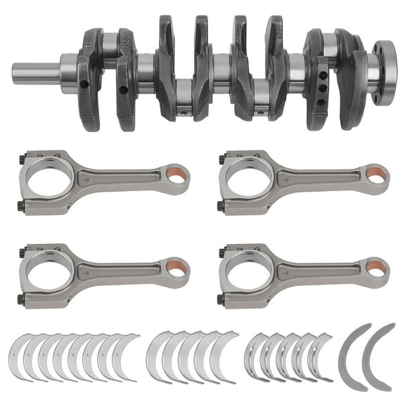 Maxpeedingrods Engine Overhaul Rebuild Kit with Crankshaft & 4 Con Rods for G4KD 2.0L Engine, for Hyundai Sonata Tucson 2005-2010 Santa Fe 2006-2012, for Kia Optima 2006-2010 Sportage 2005-2010