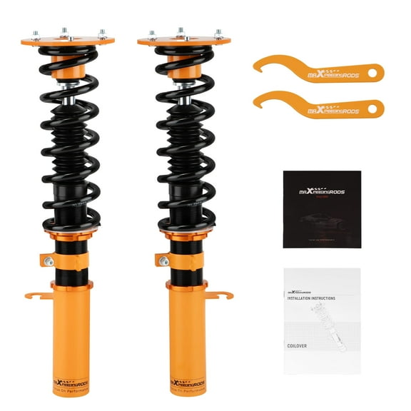 Maxpeedingrods Front Coil Springs Struts Conversion Kit for BMW X5 E53 2000-2006 Adj. Height