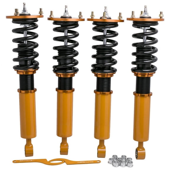 Maxpeedingrods Front & Rear Full Adjustable Coilovers Kit For Lexus LS430 UCF30 XF30 2001-06