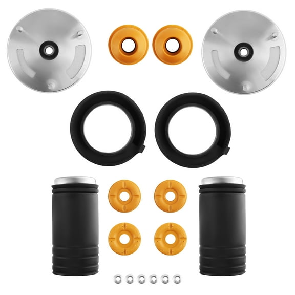 Maxpeedingrods Front Strut Shock Mount Upper Bump Stops Kit Fit for BMW X5 E70 2007-2009 X6 E71 2008-2009 X5 xDrive48i 2010#Replace 31336788776, 31336774738