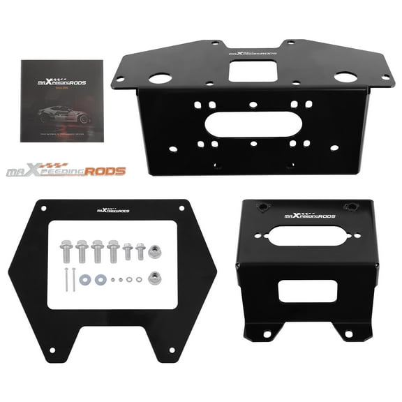 Maxpeedingrods Front Winch Mounting Bracket For 2020-2024 Polaris RZR PRO XP/RZR PRO XP 4