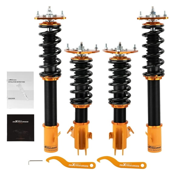 Maxpeedingrods Full Coilovers Kits for Subaru Impreza WRX 02-07 GDB 04 STI Car Fits select: 2006-2008 SUBARU IMPREZA 2.5I