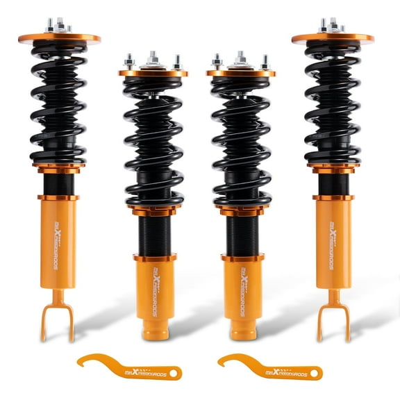 Maxpeedingrods Full Coilovers Shock Strut Kit For Honda Accord CB CD 90-97 Front & Rear Set Fits select: 1996 HONDA ACCORD LX/EX, 1997 HONDA ACCORD EX/EX-R