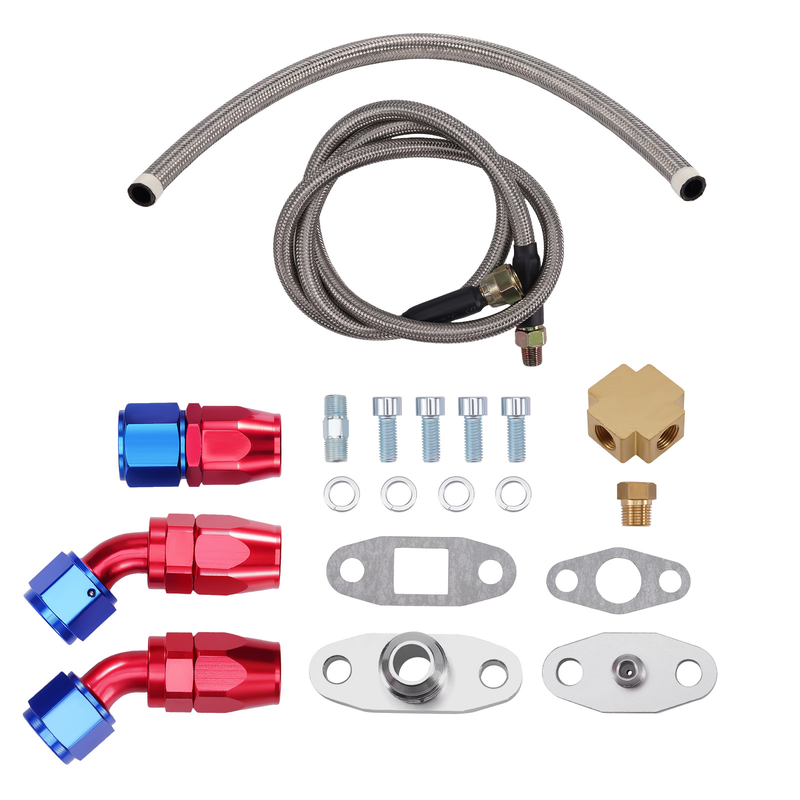 Fleece Performance 0315 Cummins Turbo Oil Feed Line Kit for S300
