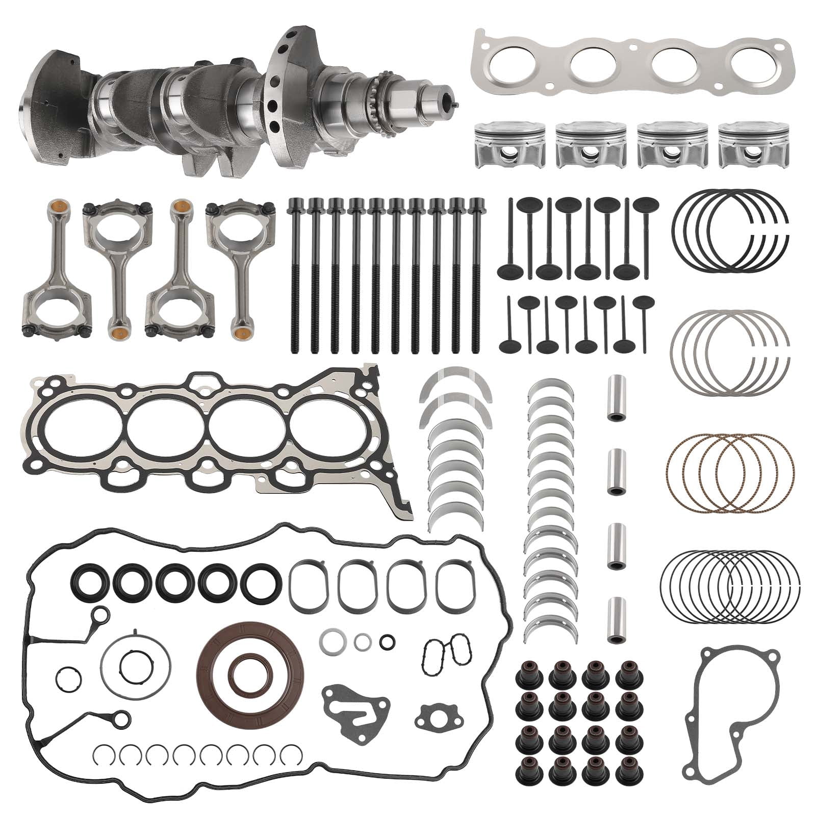 Maxpeedingrods G4NA Engine Rebuild Kit-Crankshaft Con Rods Timing Kit Bolt For HYUNDAI KIA 2.0L