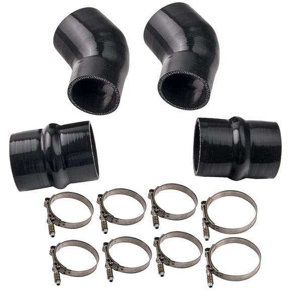 Maxpeedingrods Heavy Duty Silicone Intercooler Boot Kit for Dodge Ram 5.9L 1994 1995 1996-2002