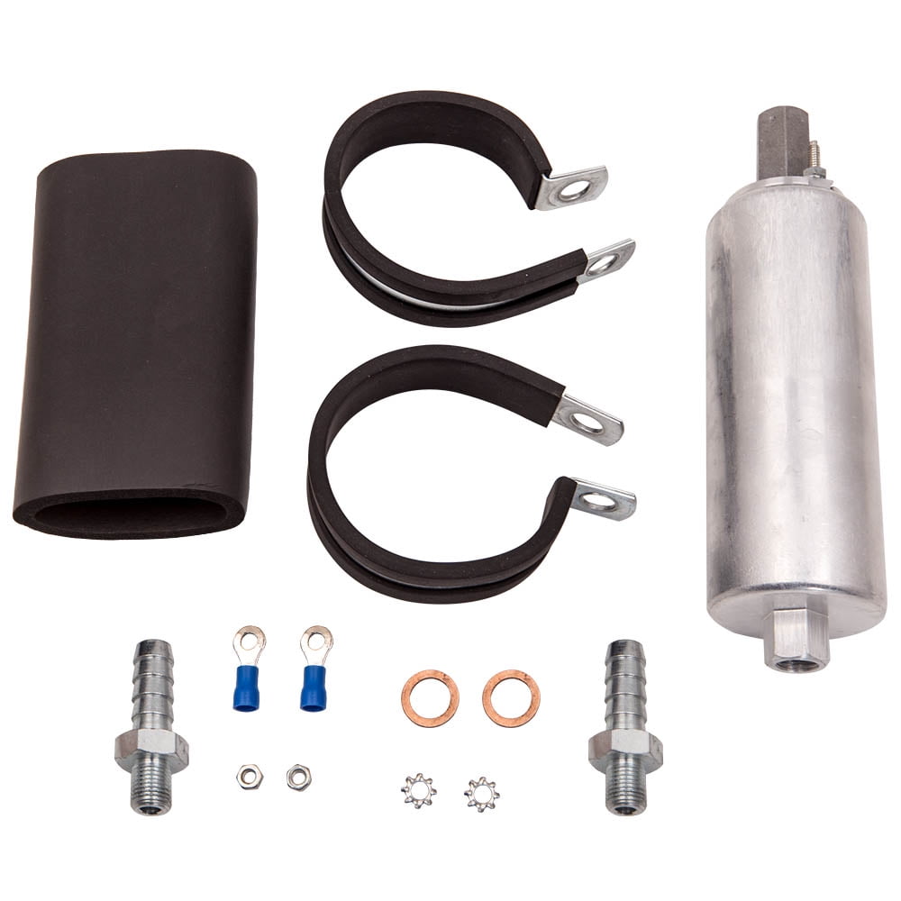 Maxpeedingrods High Pressure Fuel Pump Set for 255LPH Electric Inline / External GSL392 12V