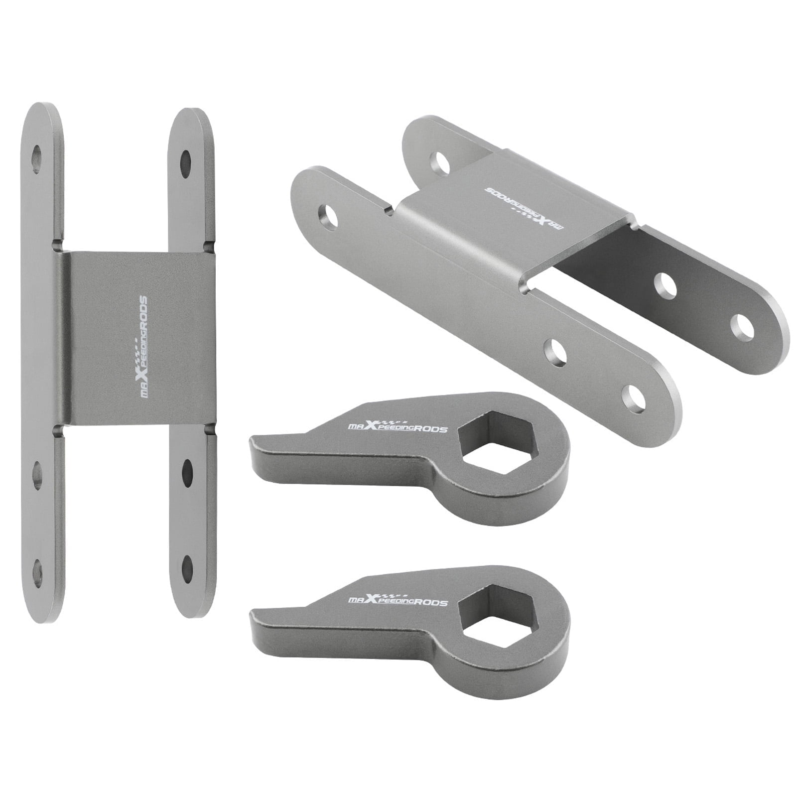 BFO Lift Kit 1-3'' Torsion Keys Rear Shackles for Chevy S10 & S10 Blazer 1982-2004