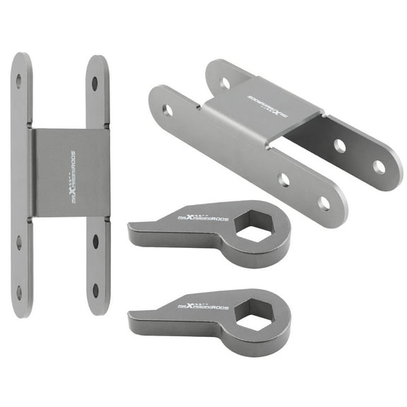 BFO Lift Kit 1-3'' Torsion Keys Rear Shackles for Chevy S10 & S10 Blazer 1982-2004