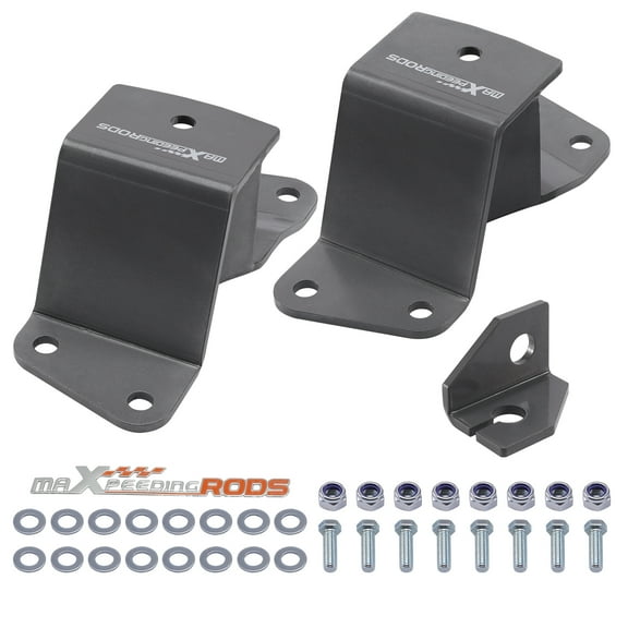 Maxpeedingrods Lowering Kit 2" Rear Axle Drop Hangers For Chevy / GMC C1500 2WD 1988-1998