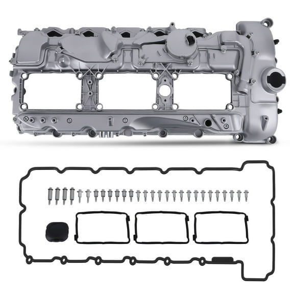 MaXpeedingrods N55 Aluminum Engine Valve Cover 11127570292 for BMW 135i 535i 530i 335i 640i 435i 740i 740Li X1 X3 X4 X5 X6, with Gaskets Oil Cap