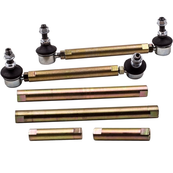 Maxpeedingrods New Front Adjustable Sway Bar End Links Fit BMW E46 + M3 Fits select: 2006 BMW 325 I AUTOMATIC, 2006 BMW 330 I