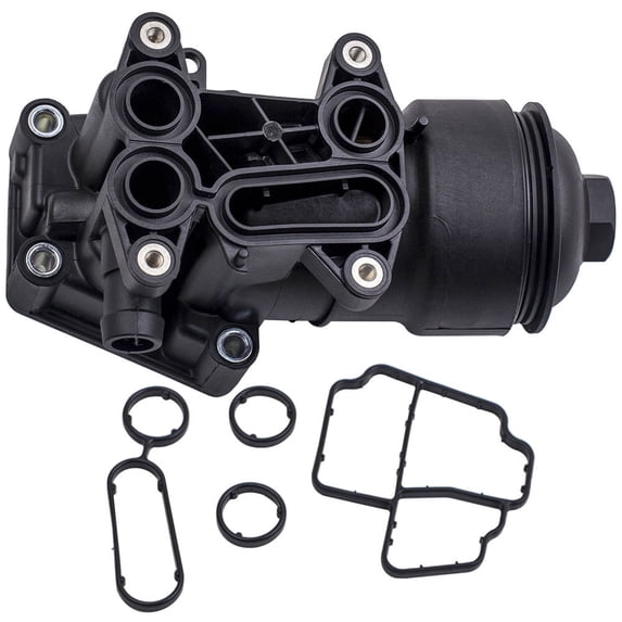 Maxpeedingrods Oil Filter Housing Cap & Gasket FOR Audi Seat Skoda VW 2.0TDI 1.6TDI 8XA 2011