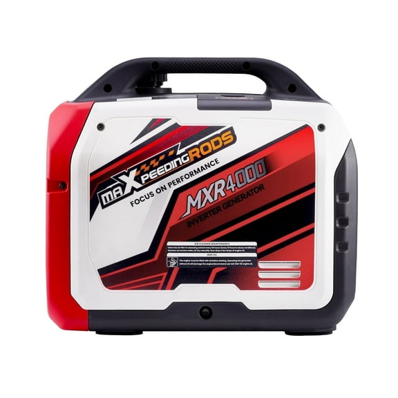 Maxpeedingrods Portable Generator Inverter 4000W/3200W Recoil Start Gasoline Power w/ Bluetooth