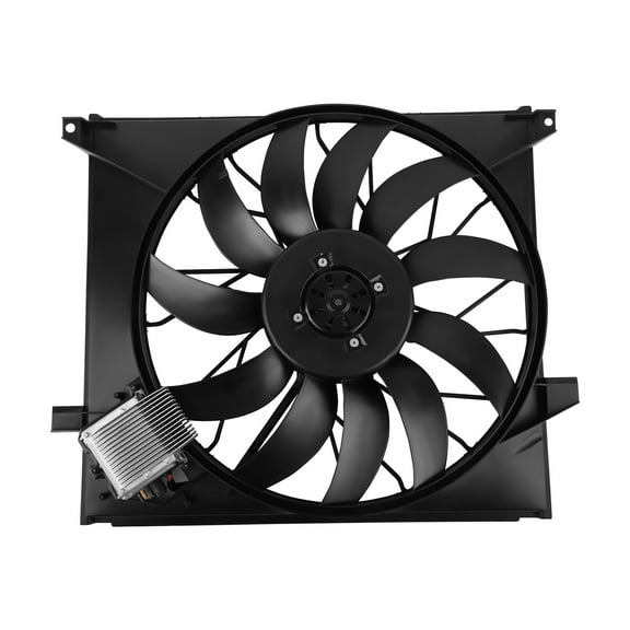 Maxpeedingrods Radiator Cooling Fan Assembly 850W For Mercedes W163 ML55 AMG 2000-03