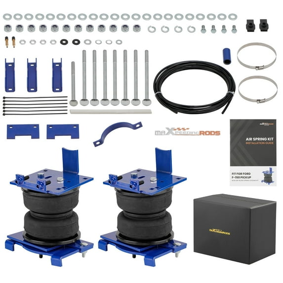 Maxpeedingrods Rear Air Spring Suspension Level Kit For Ford F-150 Platinum Half-Ton 2009-2015