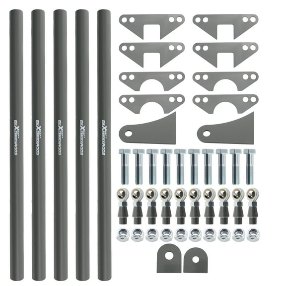 Maxpeedingrods Rear Weld-On Parallel 4 Link Suspension Kit 24" Bars Rod Rat Truck Classic