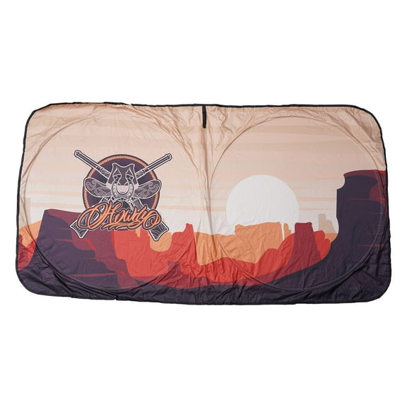 Maxpeedingrods Reflective Front Window Sunshade Sun for Ford F-150 15-20 Foldable