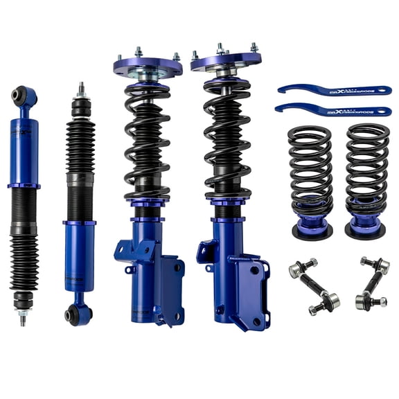 Maxpeedingrods Shock Struts Coilover Kit for Ford Mustang 2005-2014 Adj Height