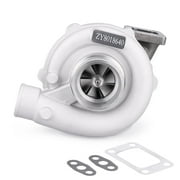 Maxpeedingrods T04E T3/T4 .63 A/R Turbo Charger Compressor 400+HP 5 Bolt Flange Oil Cooled Fits select 2012-2014 HONDA ACCORD EXL, 2006 TOYOTA COROLLA CE/LE