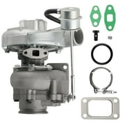 Maxpeedingrods T3/T4 T04E Turbo Turbocharger .63 A/R 44 Trim V-Band 400+HP Internal Wastegate Fits select 2012-2014 HONDA ACCORD EXL, 2006 TOYOTA COROLLA CE/LE