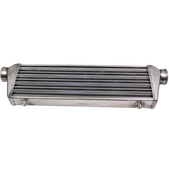 Maxpeedingrods UNIVERSAL TURBO FRONT MOUNT ALUMINUM INTERCOOLER 27'' x 7'' x2.5'' Tube & Fin Fits select: 2019 HONDA CR-V EX, 2018 JEEP GRAND CHEROKEE LAREDO