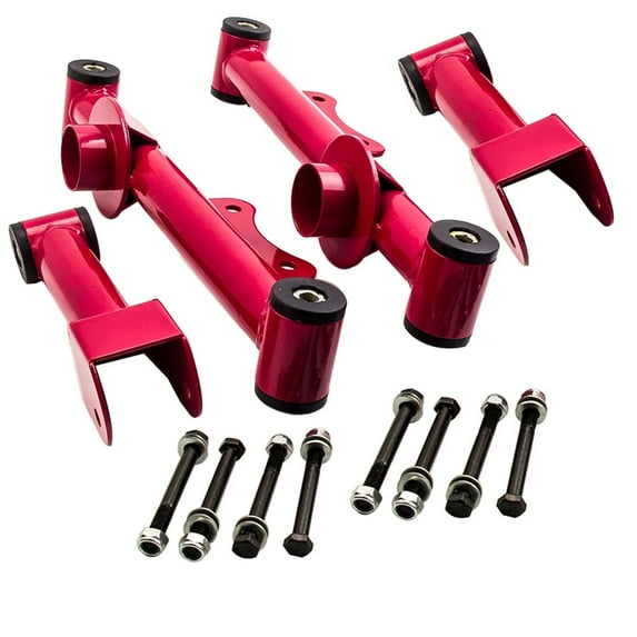 BFO Rear Upper Lower Tubular Control Arm Kit w/Hardware for Ford Mustang 1979-2004 Camber Arms