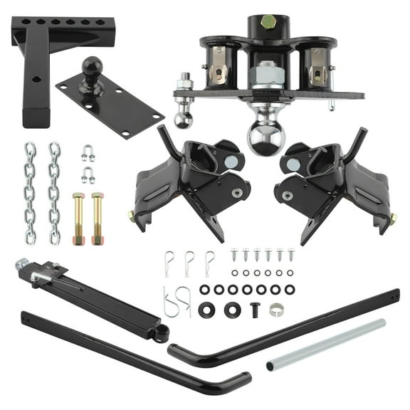 maXpeedingrods Weight Distribution Trailer Hitch w/ Sway control 2" Up To 10000 2-5/16" Ball