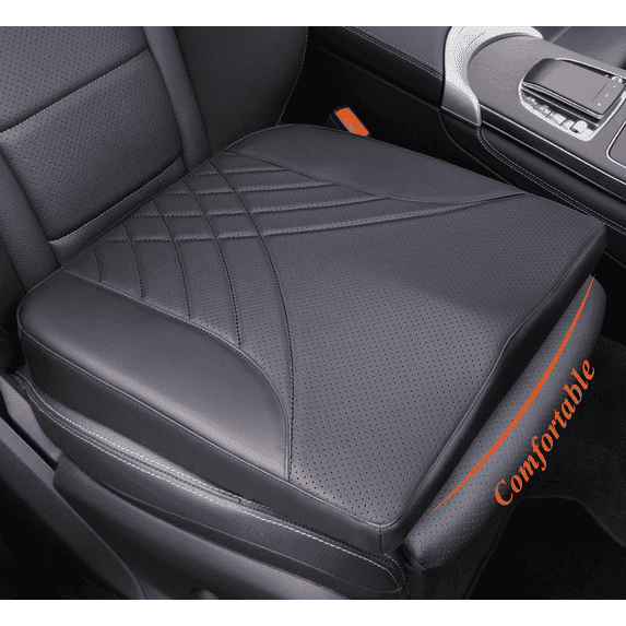 Maxphenix Memory Foam Car Seat Cushion - Coccyx & Back Pain Relief for Car, Truck, Office - Black