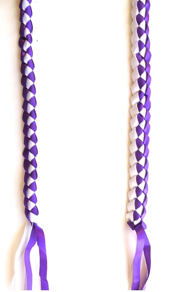 Maxport Corporation Braided Lei Purple/white