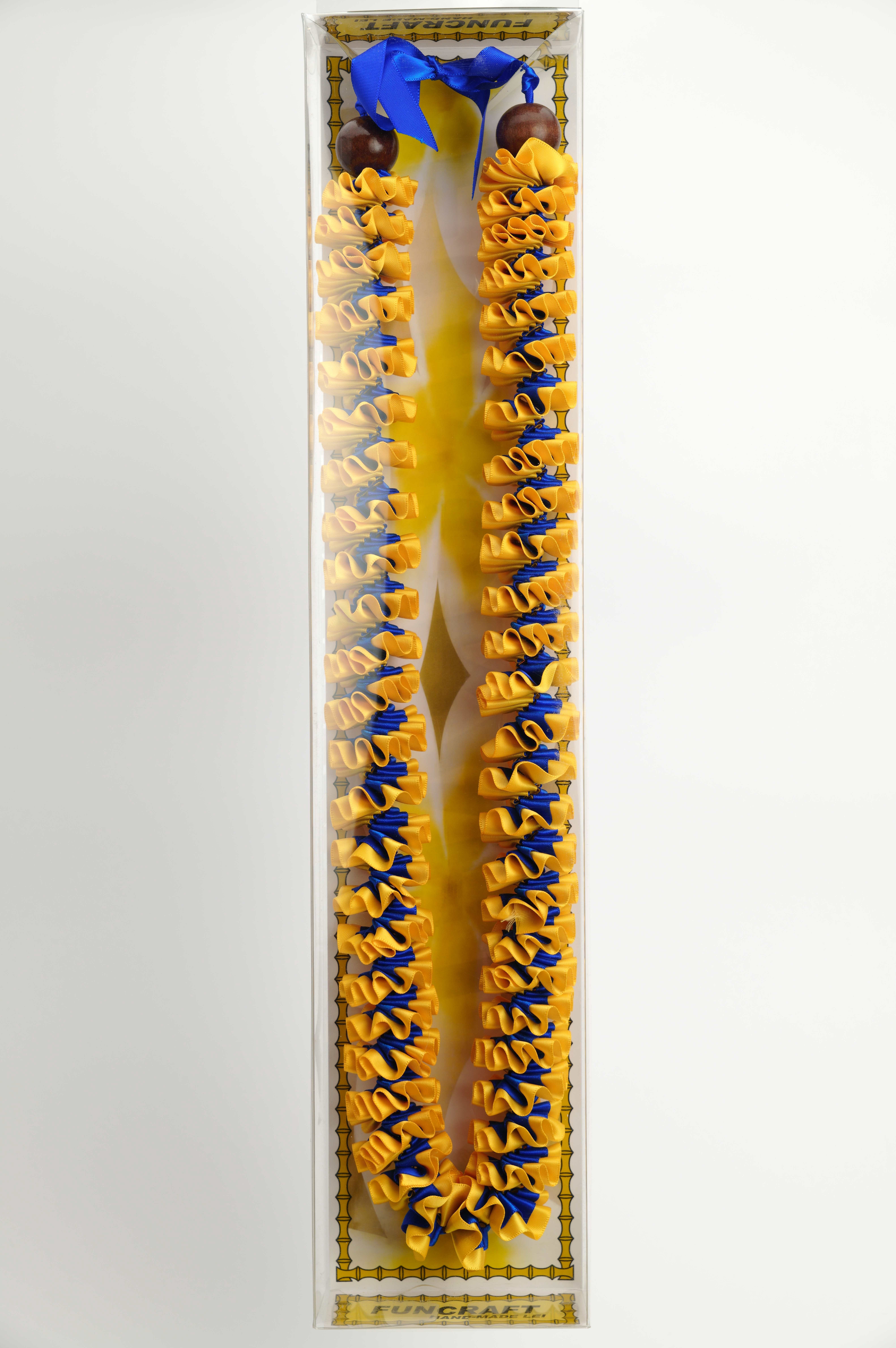 Maxport Corporation Ribbon Lei Royal Blue/lt.gold