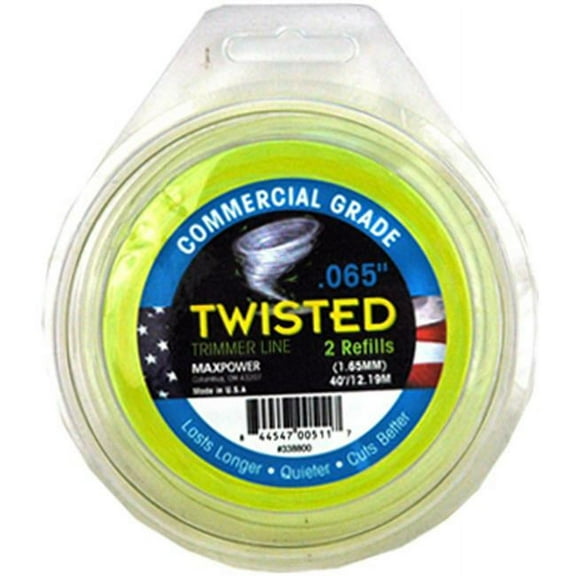 Maxpower 0.095 in. Premium Twisted Trimmer Line - 40 ft.