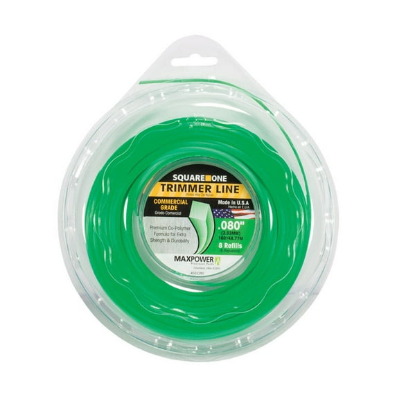 MaxPower Square One Commercial Grade 0.080 in. Dia. x 160 ft. L Trimmer Line