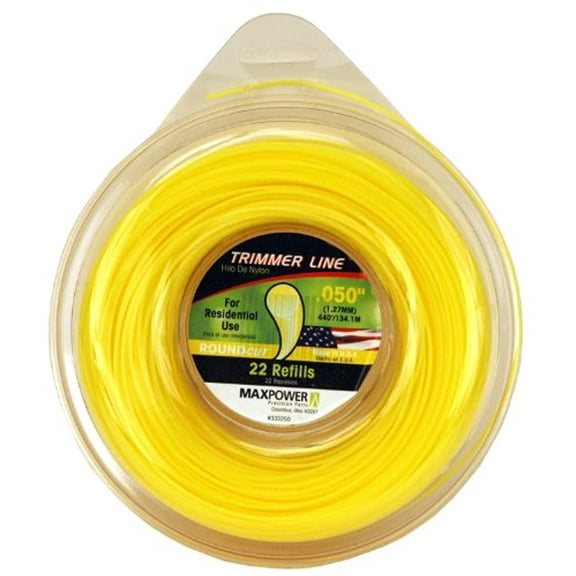 Maxpower 333250 Residential Grade Round .050-Inch Trimmer Line 440-Foot Length