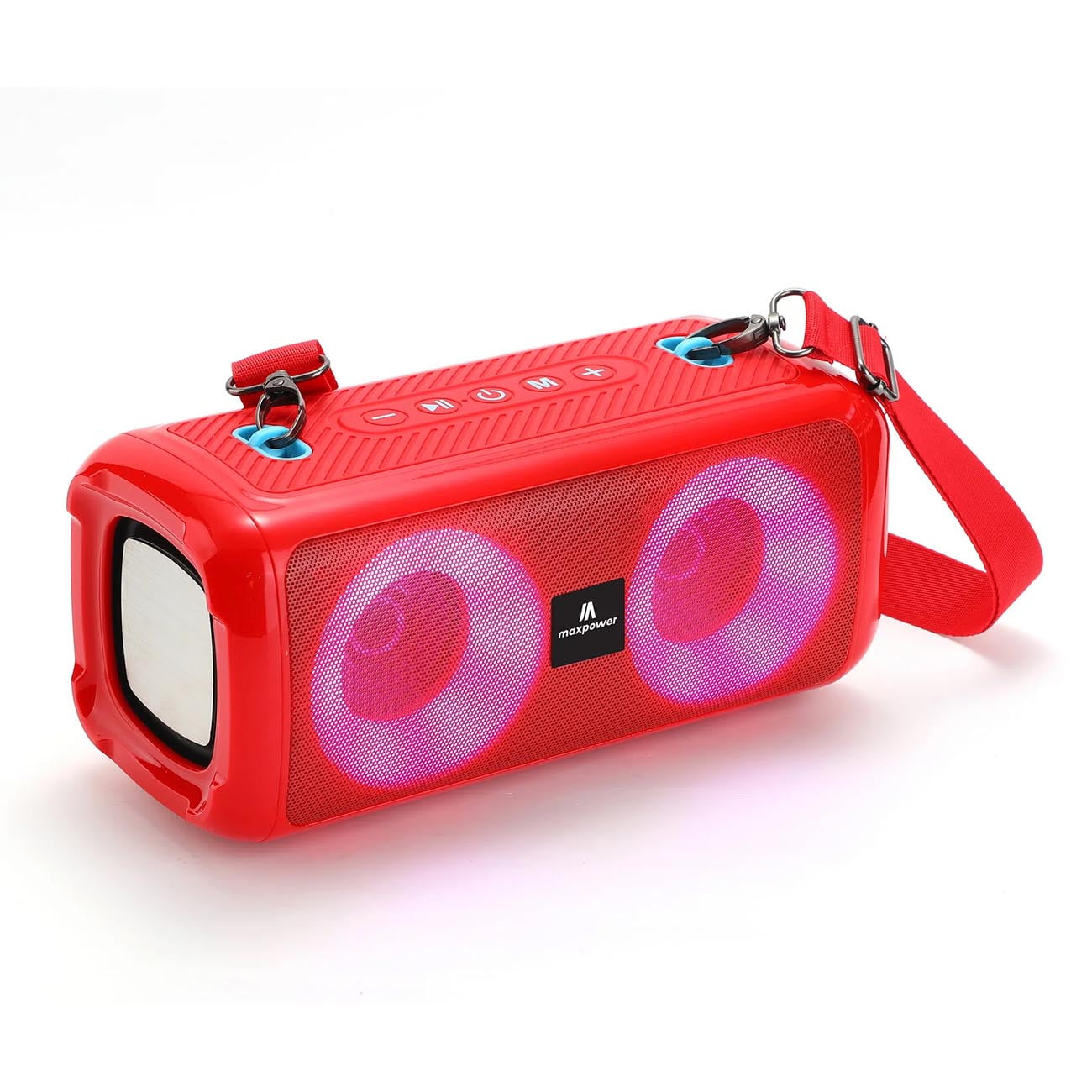 Maxpower MPD641RD Water Resistant Portable Bluetooth Speaker With