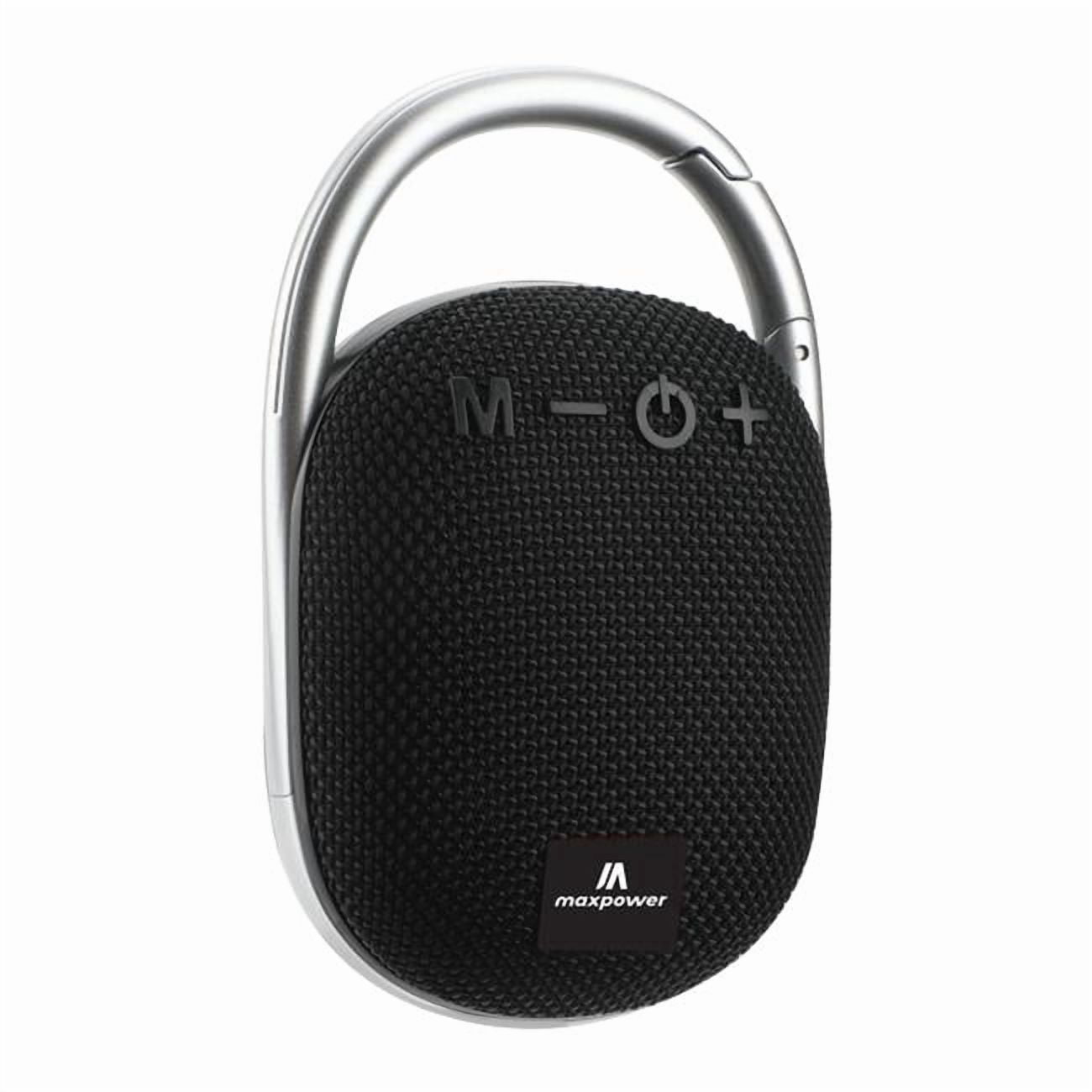 Maxpower Portable Clip-on Bluetooth Speaker, Black, MPD321BK