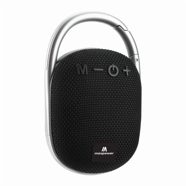 Maxpower Portable Clip-on Bluetooth Speaker, Black, MPD321BK