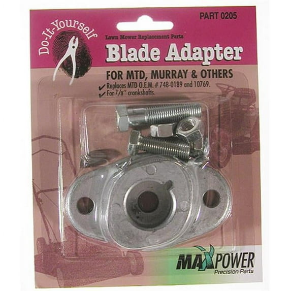 Maxpower Precision Parts Blade Adapter Kit MTD Pack