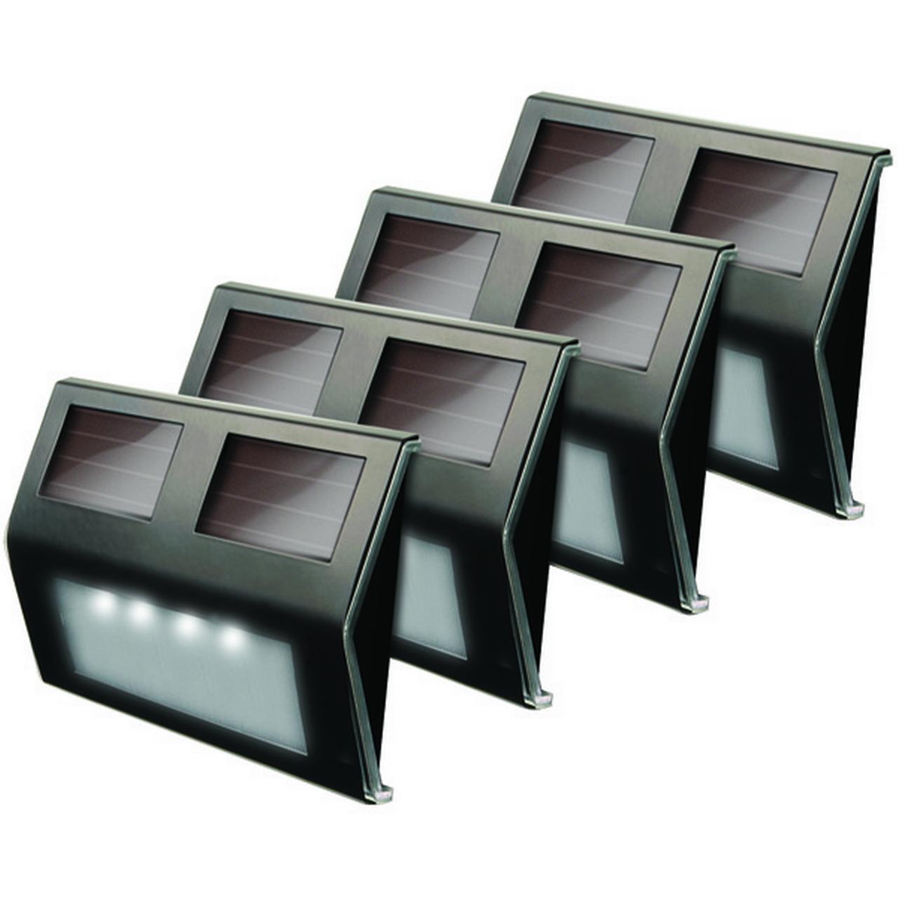 Maxsa Innovations Solar Led Deck Light, 4 Pk (bronze Finish) - image 1 of 1