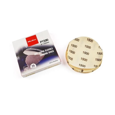 Maxshine 6 Inch Sanding Discs 25PCS/Pack