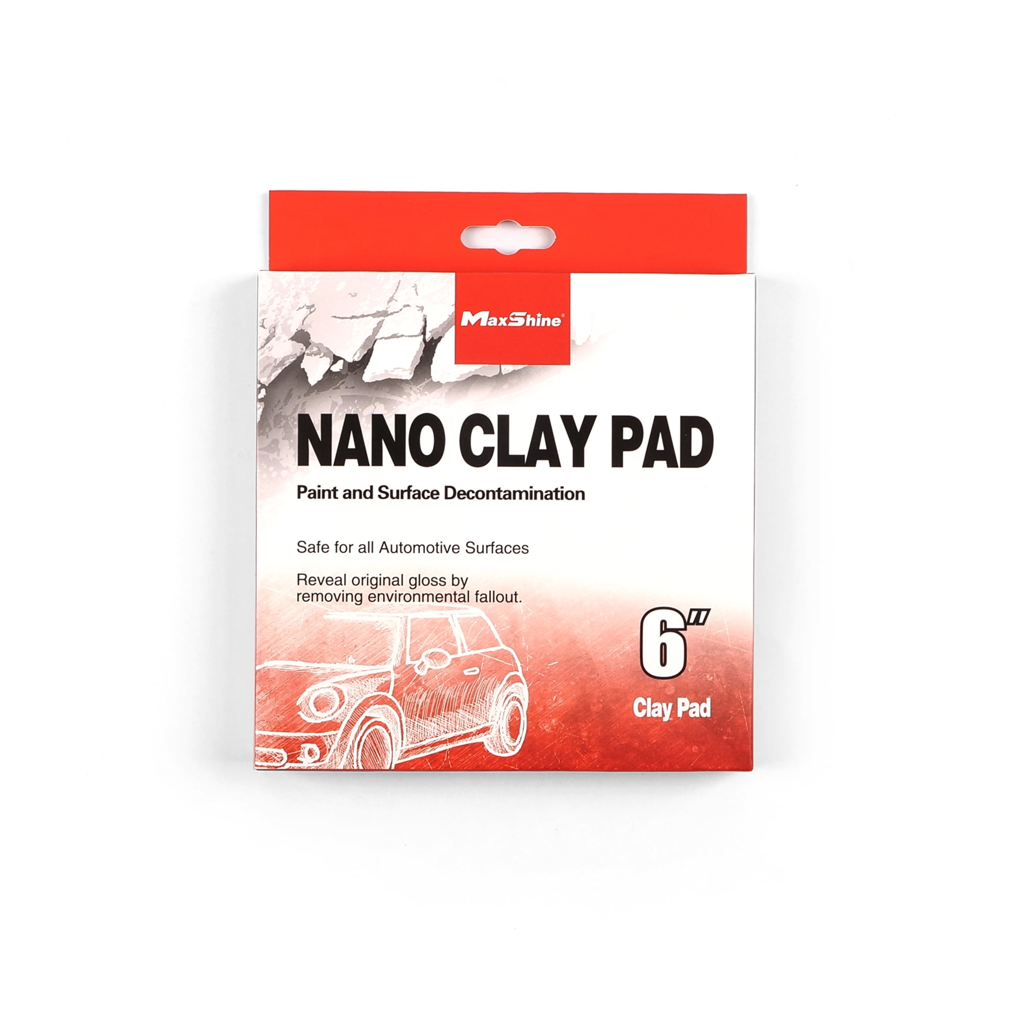 Maxshine 6 inches/150mm Clay Polishing Pad/Clay Bar Pad/Disc, for Car Detailing