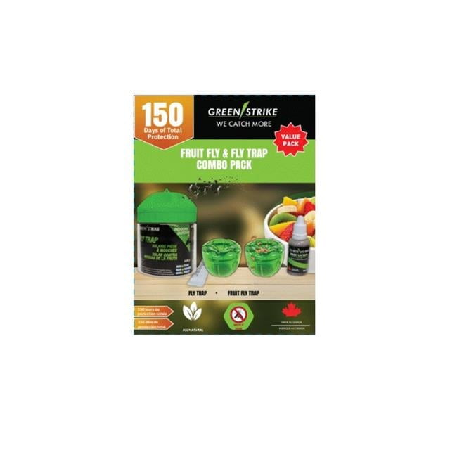 Maxtech Mosquito Control 25069 Fruit Fly & Fly Trap Attractant Combo