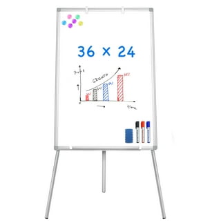 Basics Mobile Whiteboard, Dry Erase Board and Easel Stand, 73 x 26 x  32 Inches