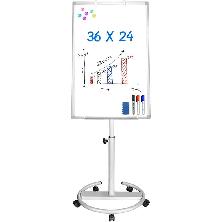 Heavy Duty Whiteboard Magnets for Work & Study (White