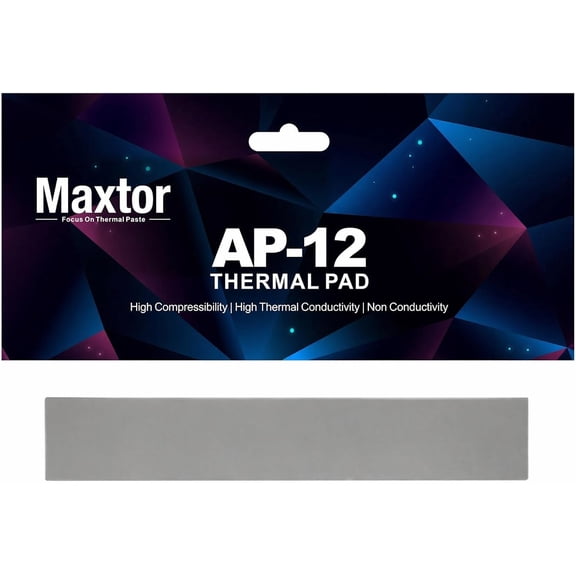 Maxtor AP12-120-20-1.5MM Thermal Pad 14.8 W/mK,120x20x1.5mm Silicone, Highly Efficient Heat Resistant Soft Pad