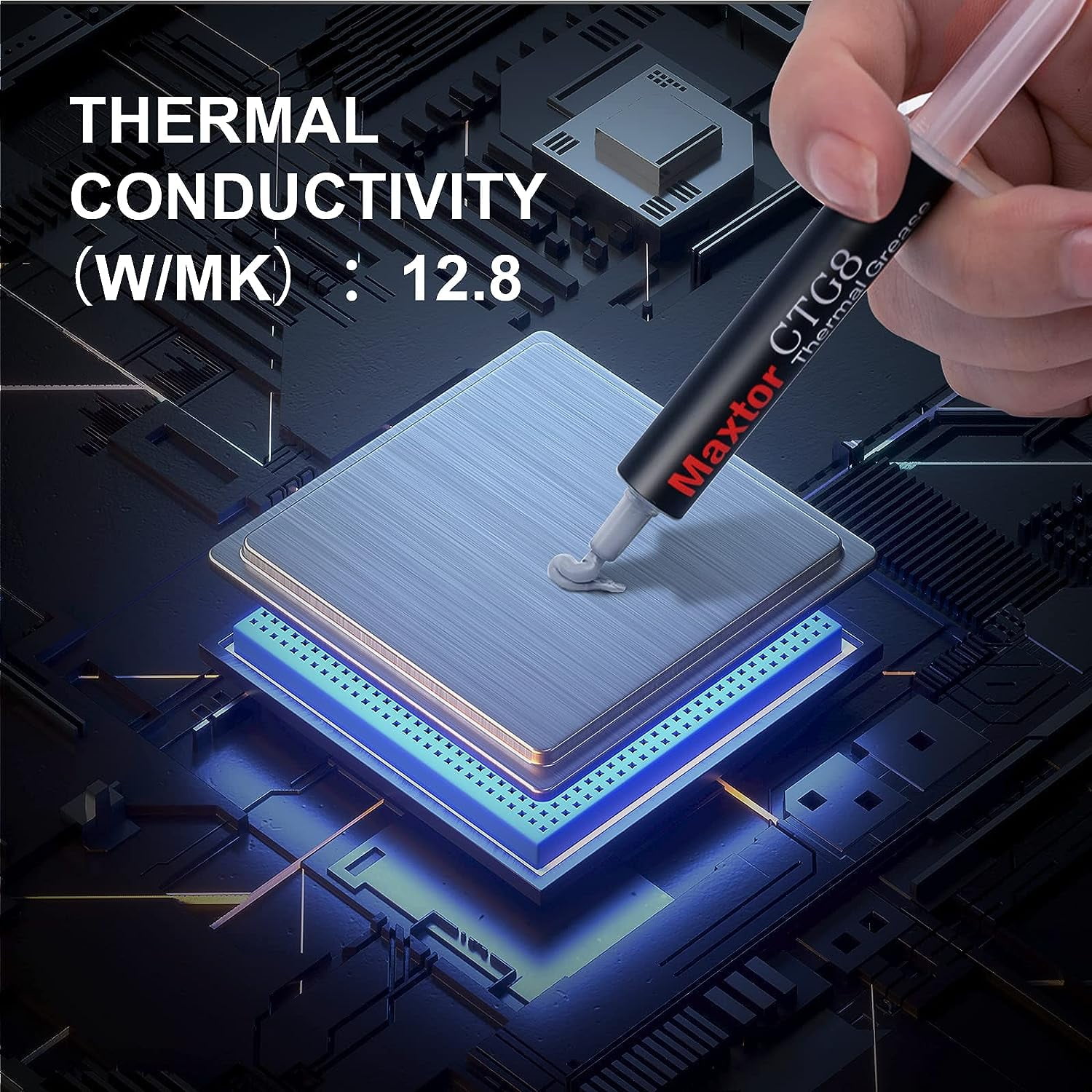 Maxtor CTG8 4g Advance Thermal Paste for Computers, Best for CPU, GPU