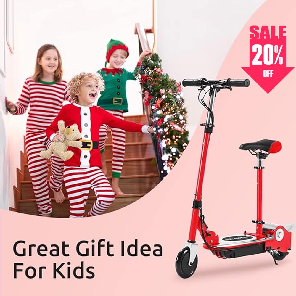 Maxtra E120 Folding Electric Scooter with Seat for Kids Ages 612, 60