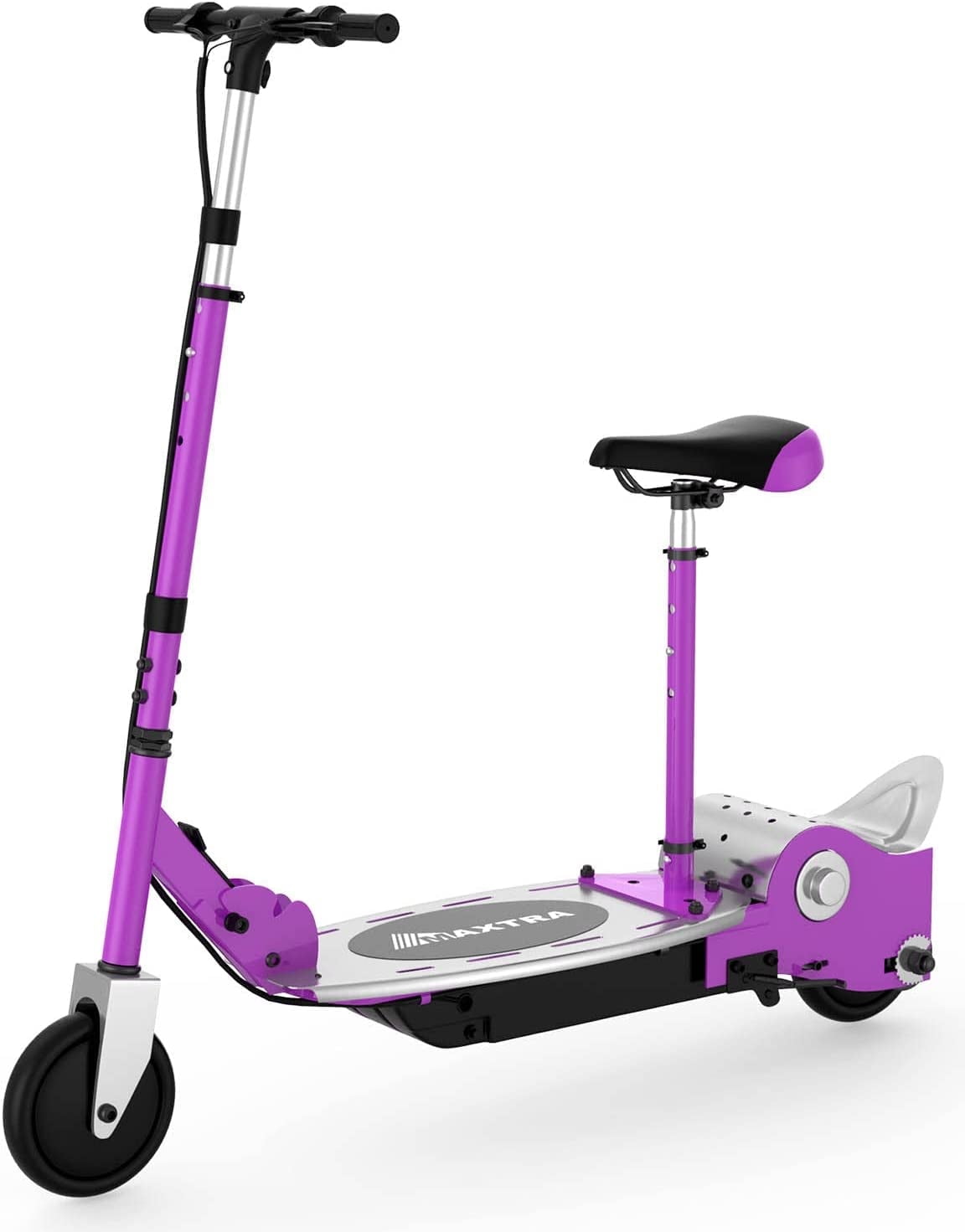 Maxtra Electric Scooter with Seat for Kids Ages 612, 60 Mins Long