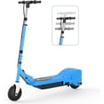 thumbnail image 1 of Maxtra Folding Electric Scooter with Adjustable Handlebar for Kids Ages 6-12, 155lbs Max Load, Light Blue, 1 of 11